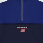 Older Boys Blue Logo Zip Up Top, 1, hi-res