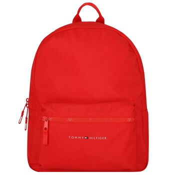حقيبة ظهر بالشعار باللون الأحمر