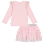 Girls Pink Fairy Tulle Skirt Set, 1, hi-res