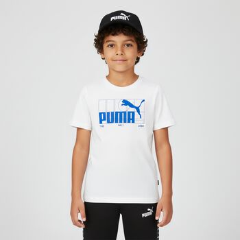 Boys White Logo T-Shirt