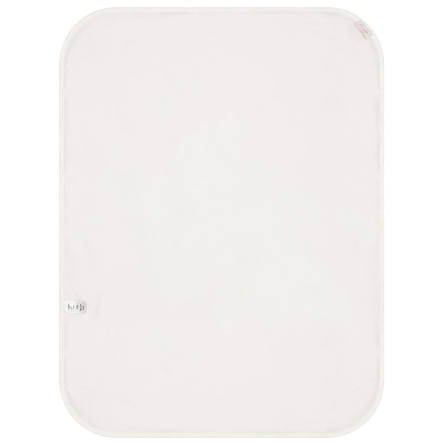 Baby Girls White Logo Heart Blanket, 1, hi-res