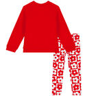 Girls Red & White Floral Leggings Set, 1, hi-res