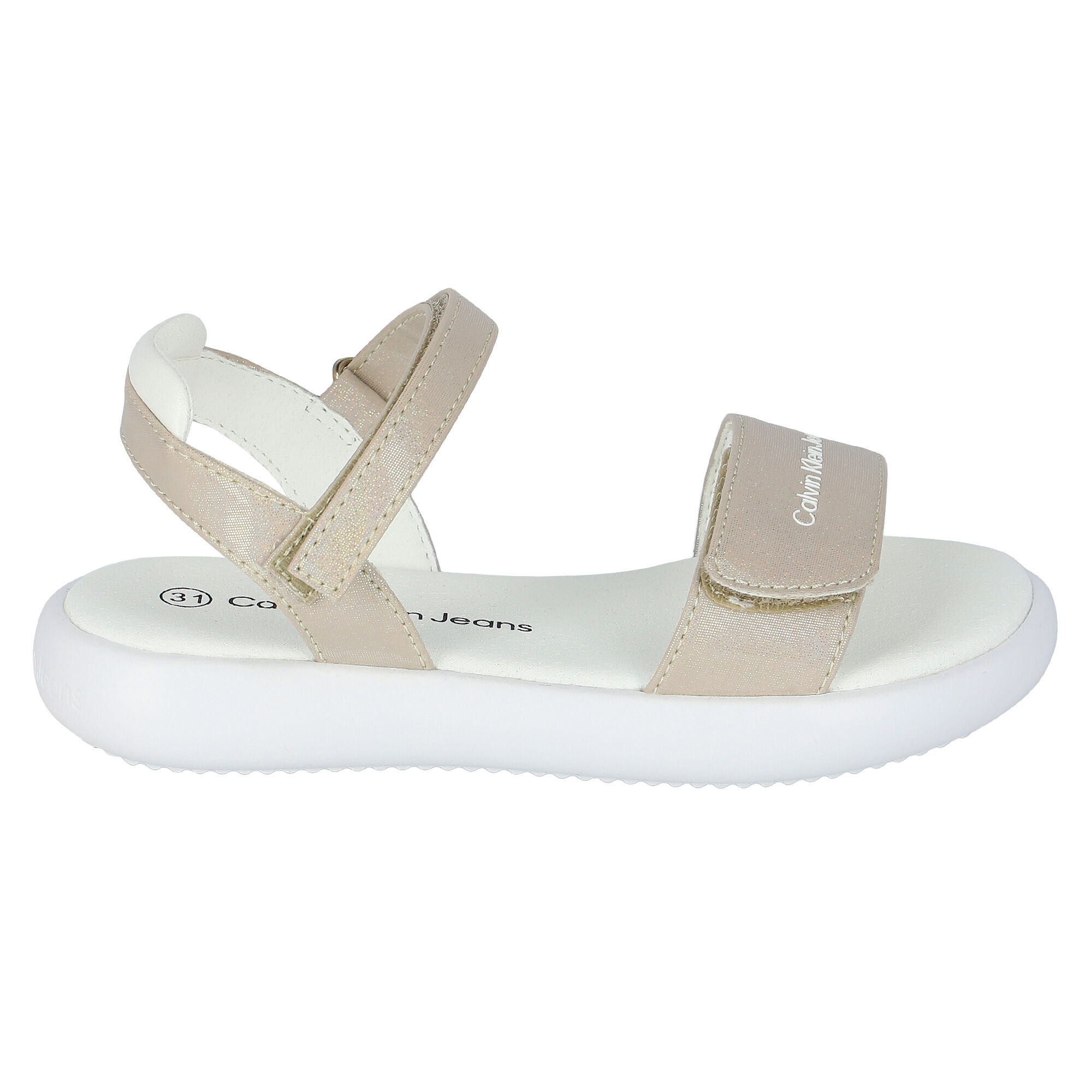 Calvin klein shop gold sandals