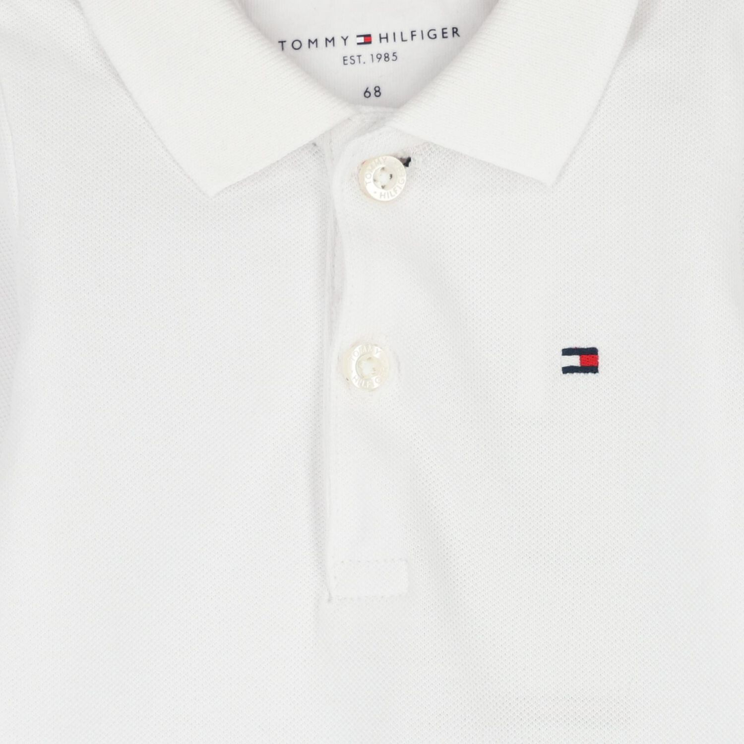 Baby Boys White Logo Bodysuit, 2, hi-res