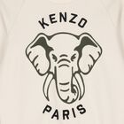 Boys Beige Elephant Logo Tracksuit, 1, hi-res