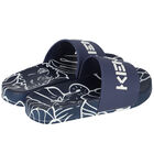 Boys Navy & White Logo Sliders, 2, hi-res