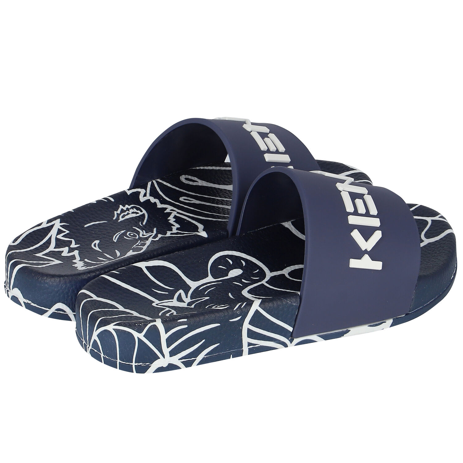Boys Navy & White Logo Sliders, 2, hi-res image number null