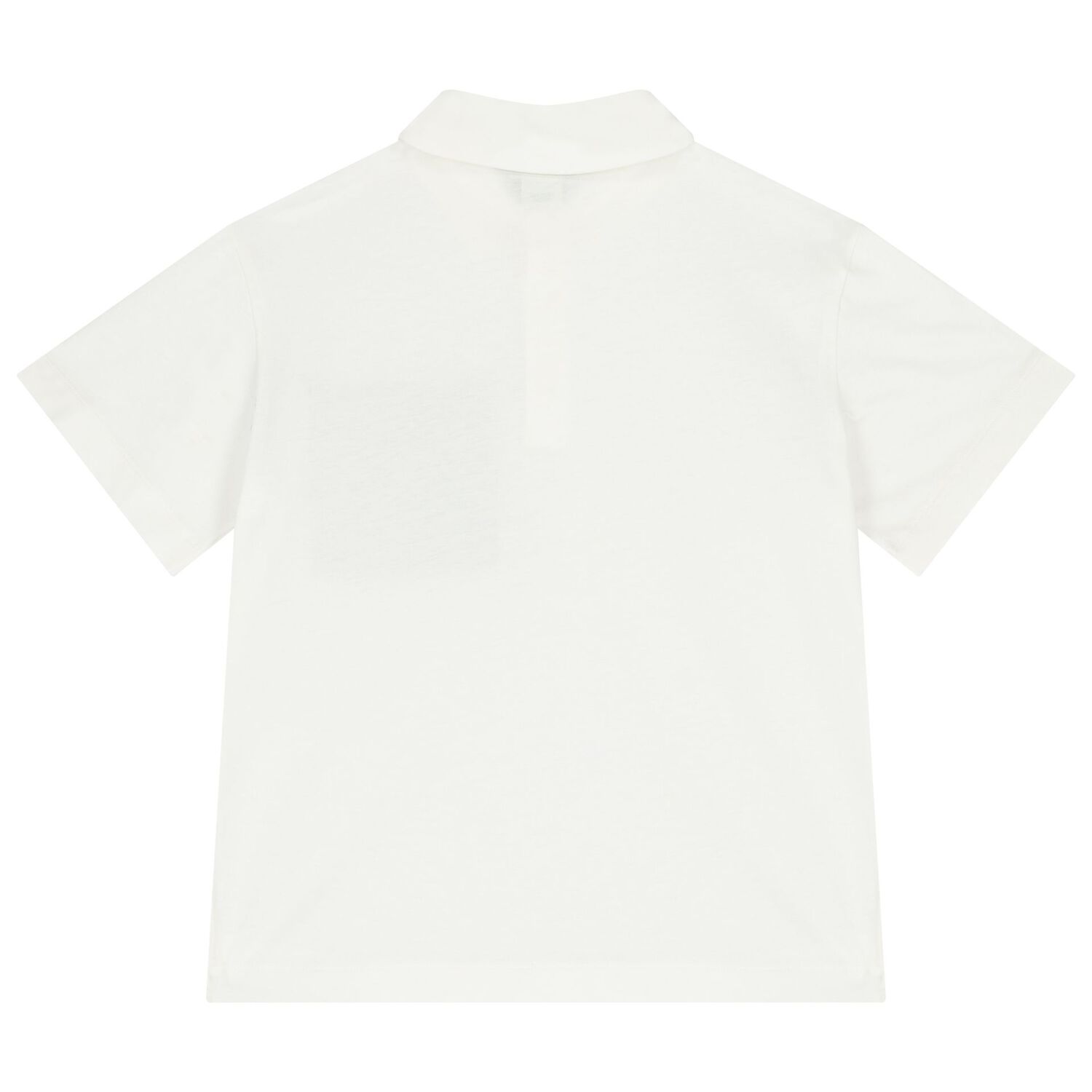 Boys Ivory Logo Polo Shirt, 1, hi-res