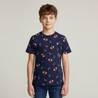 Boys Navy Blue T-Shirt, 1, hi-res