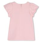 Younger Girls Pink Bag Dress, 3, hi-res