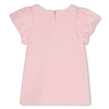 Younger Girls Pink Bag Dress