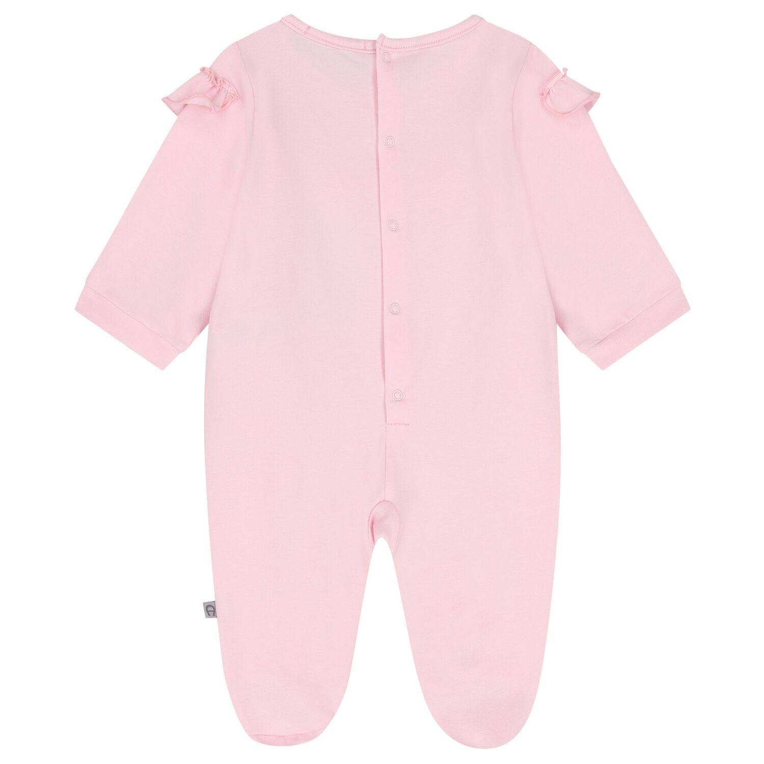 Baby Girls Pink & Gold Logo Babygrow Gift Set, 2, hi-res