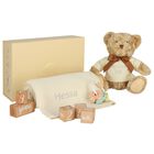 Ivory Milestone Snuggles Personalised Baby Gift Set, 2, hi-res