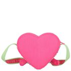 Girls Pink Heart Crossbody Bag ( 14cm ), 1, hi-res