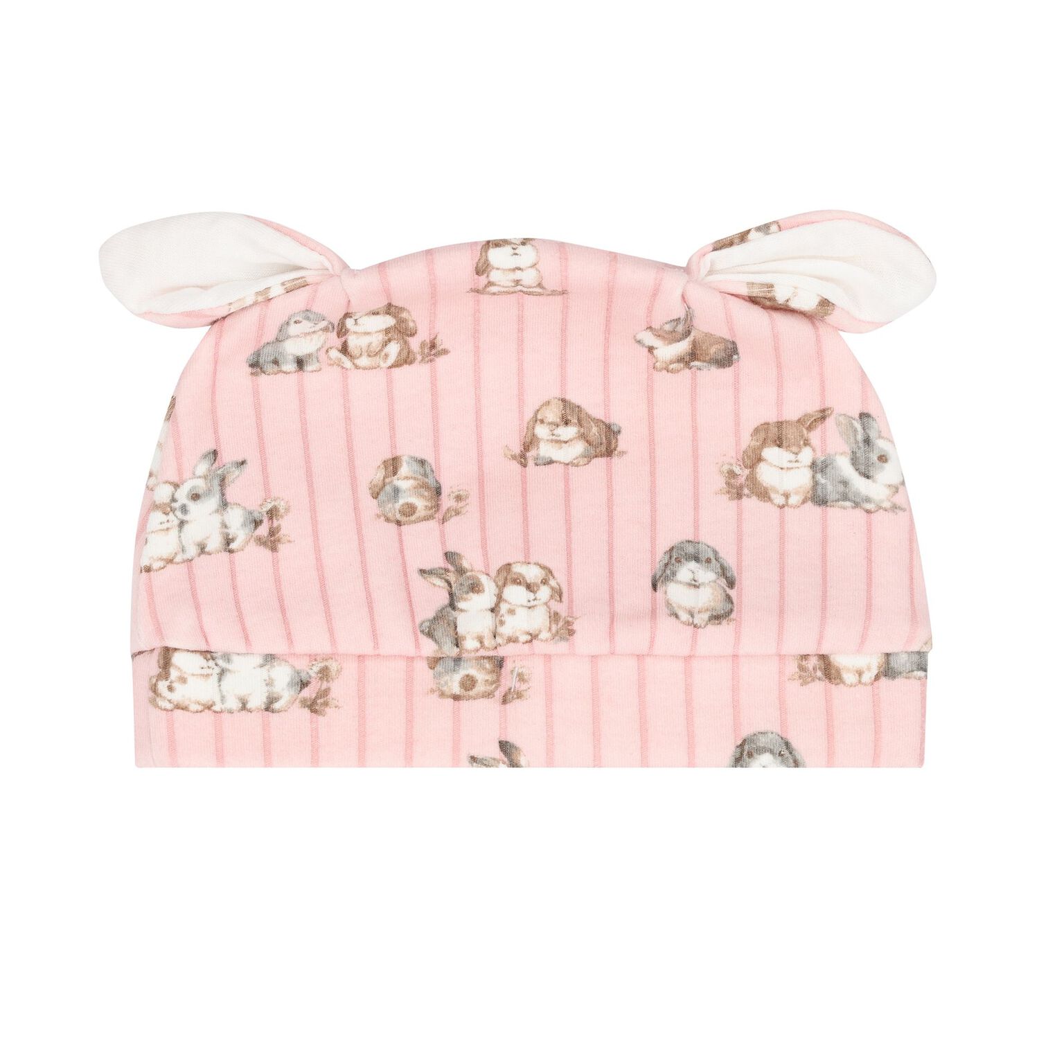 Baby Girls Pink Bunny Babygrow Set, 3, hi-res image number null