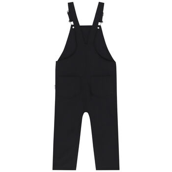 Younger Boys Black Penguin Dungaree