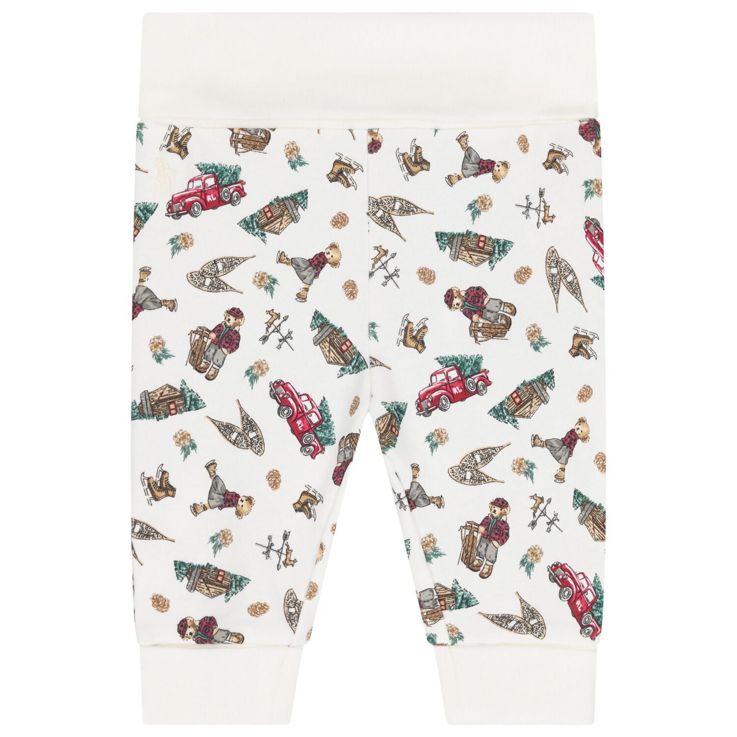 Ivory Polo Bear Babygrow Gift Set, 1, hi-res