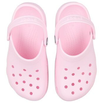 Girls Pale Pink Classic Clogs Sandals