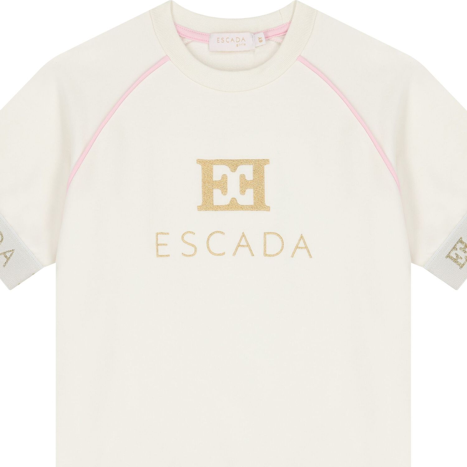 Girls Ivory Logo T-Shirt, 1, hi-res image number null