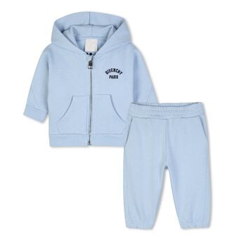 Younger Boys Blue Logo Tracksuit