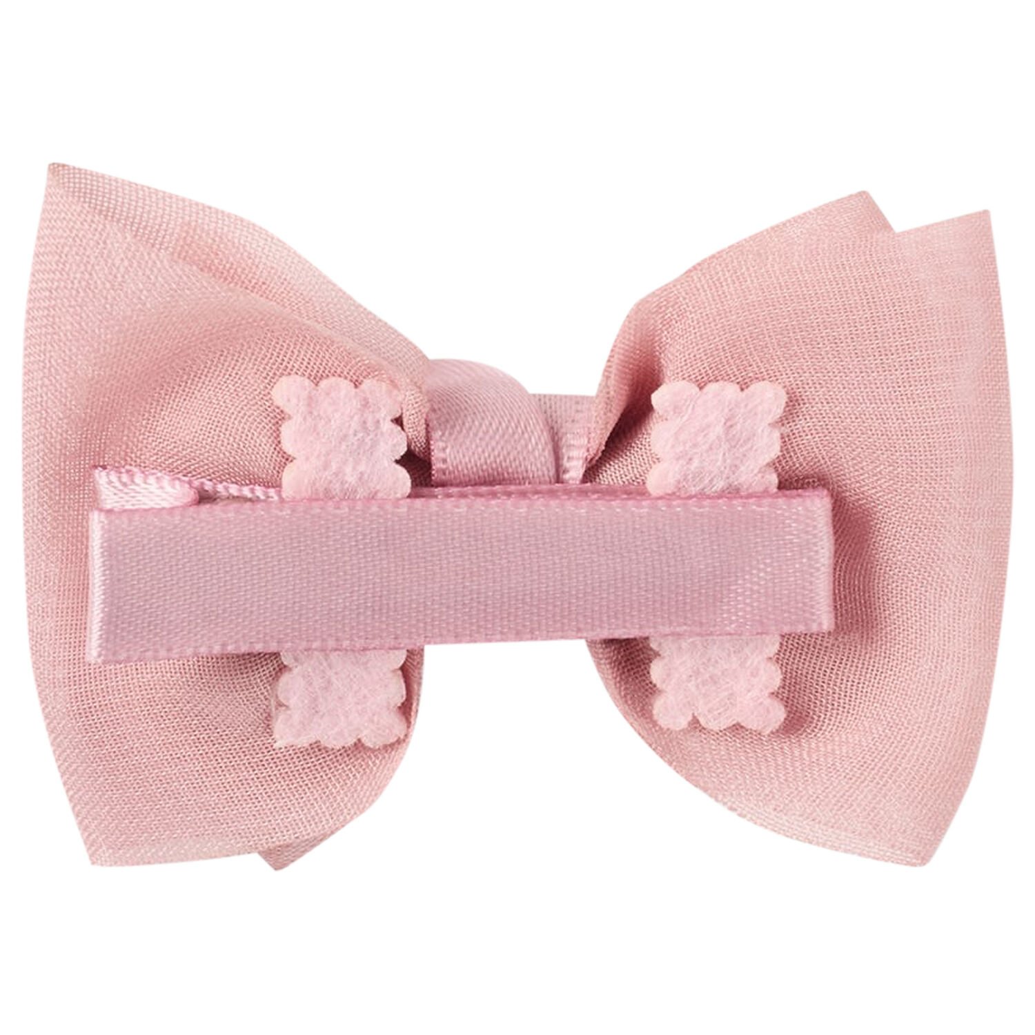 Younger Girls Pink Flower Headband & Bow Hair Clip Set, 2, hi-res