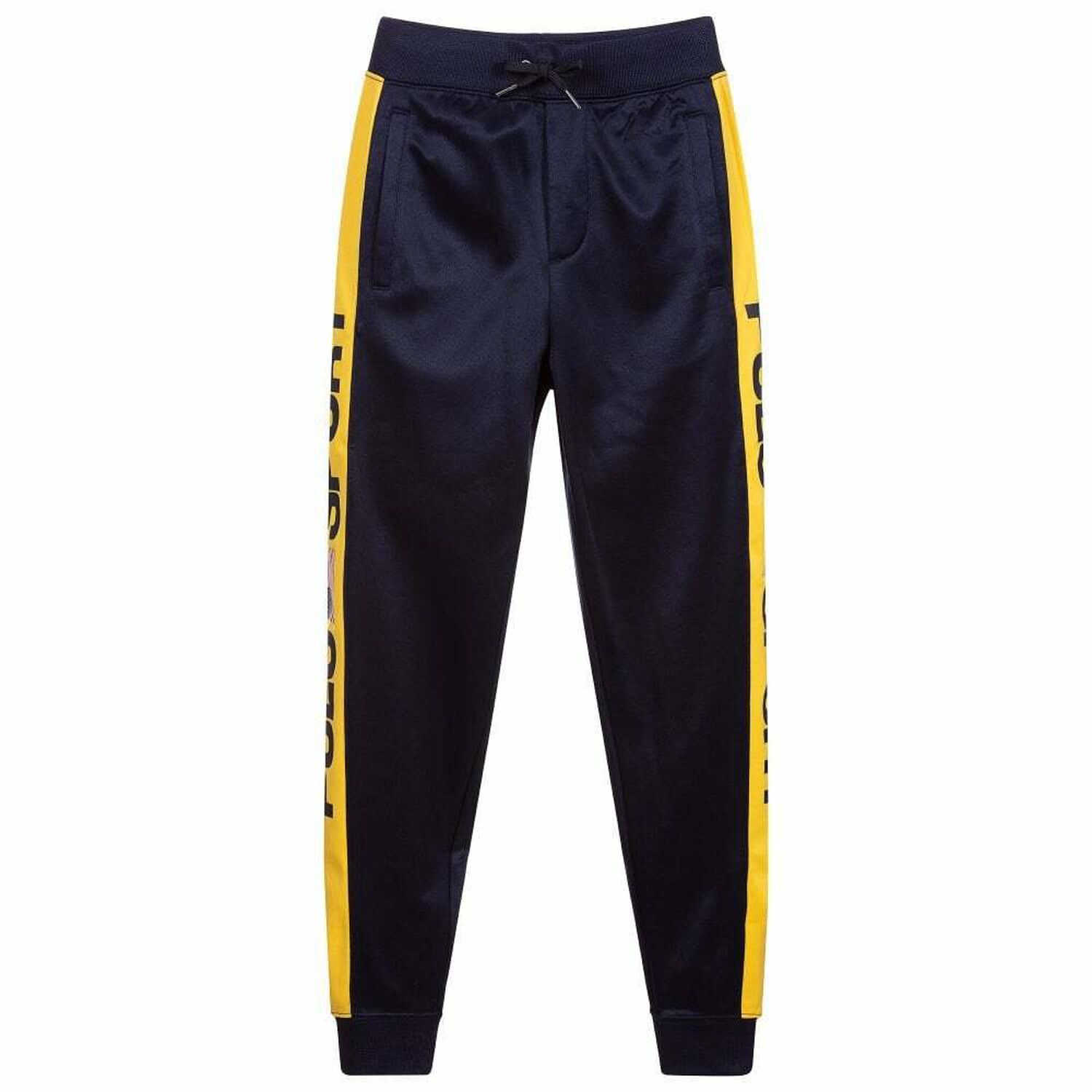 Boys Navy Logo Joggers, 1, hi-res image number null