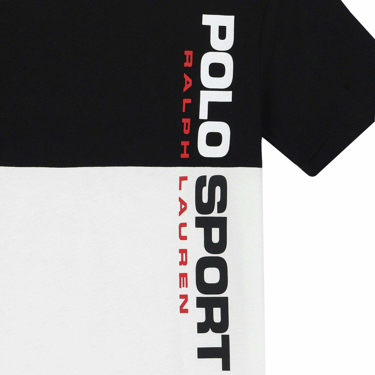 Older Boys White & Black Logo T-Shirt, 1, hi-res