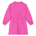 فستان بالشعارباللون الزهري , 2, hi-res