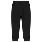 Boys Black Logo Joggers, 1, hi-res