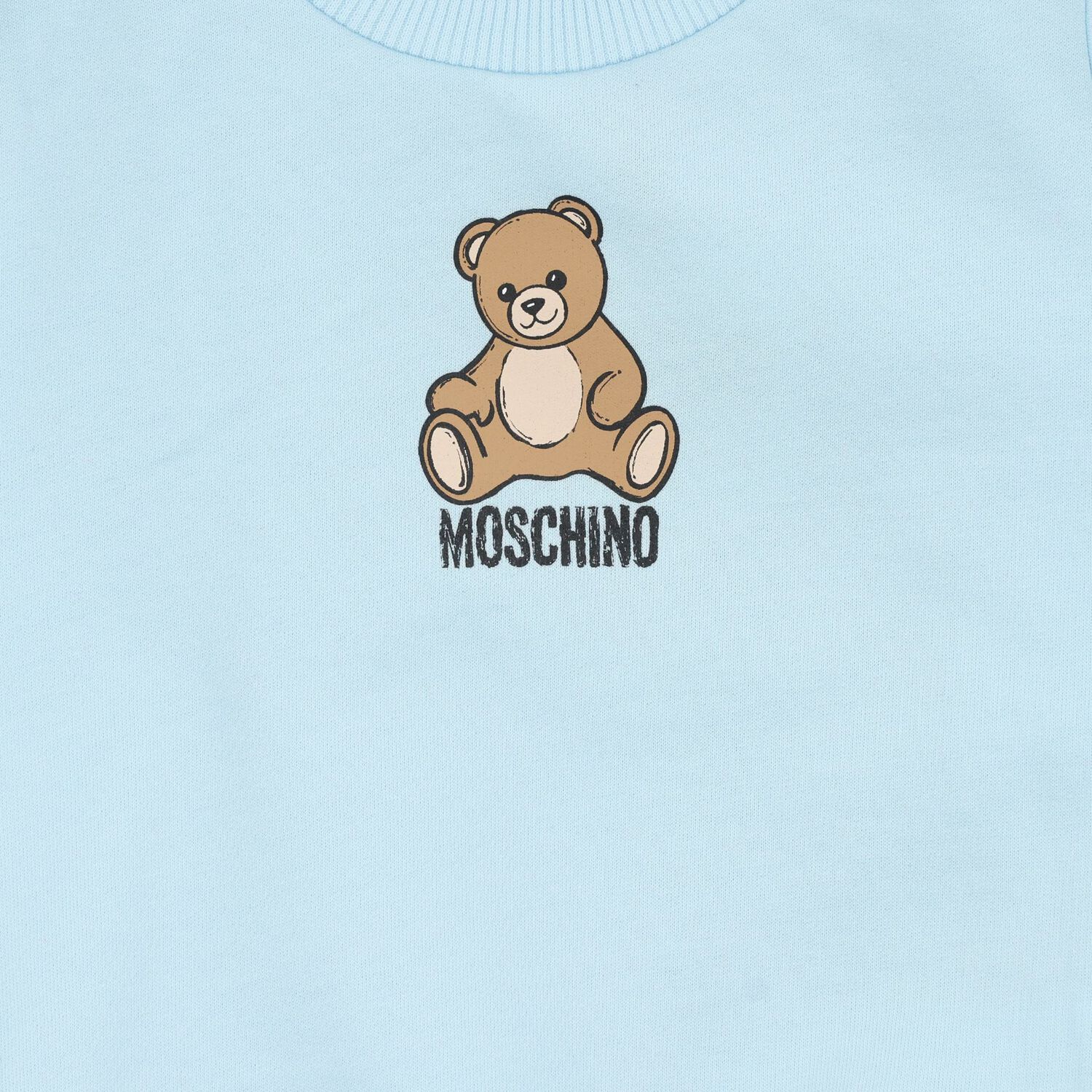 Younger Blue Teddy Bear Logo Sweatshirt, 2, hi-res