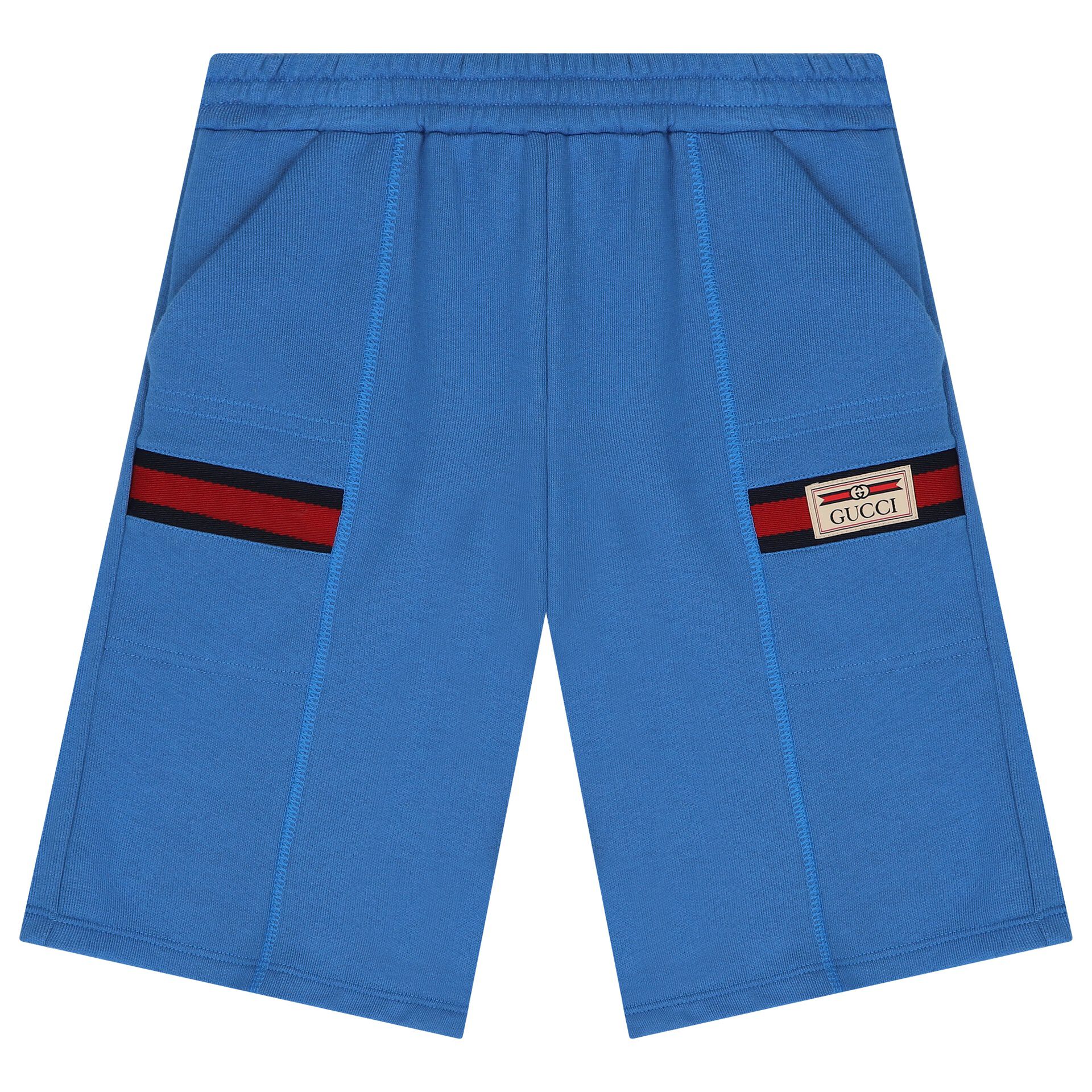 Gucci Boys Blue Logo Shorts Junior Couture UAE