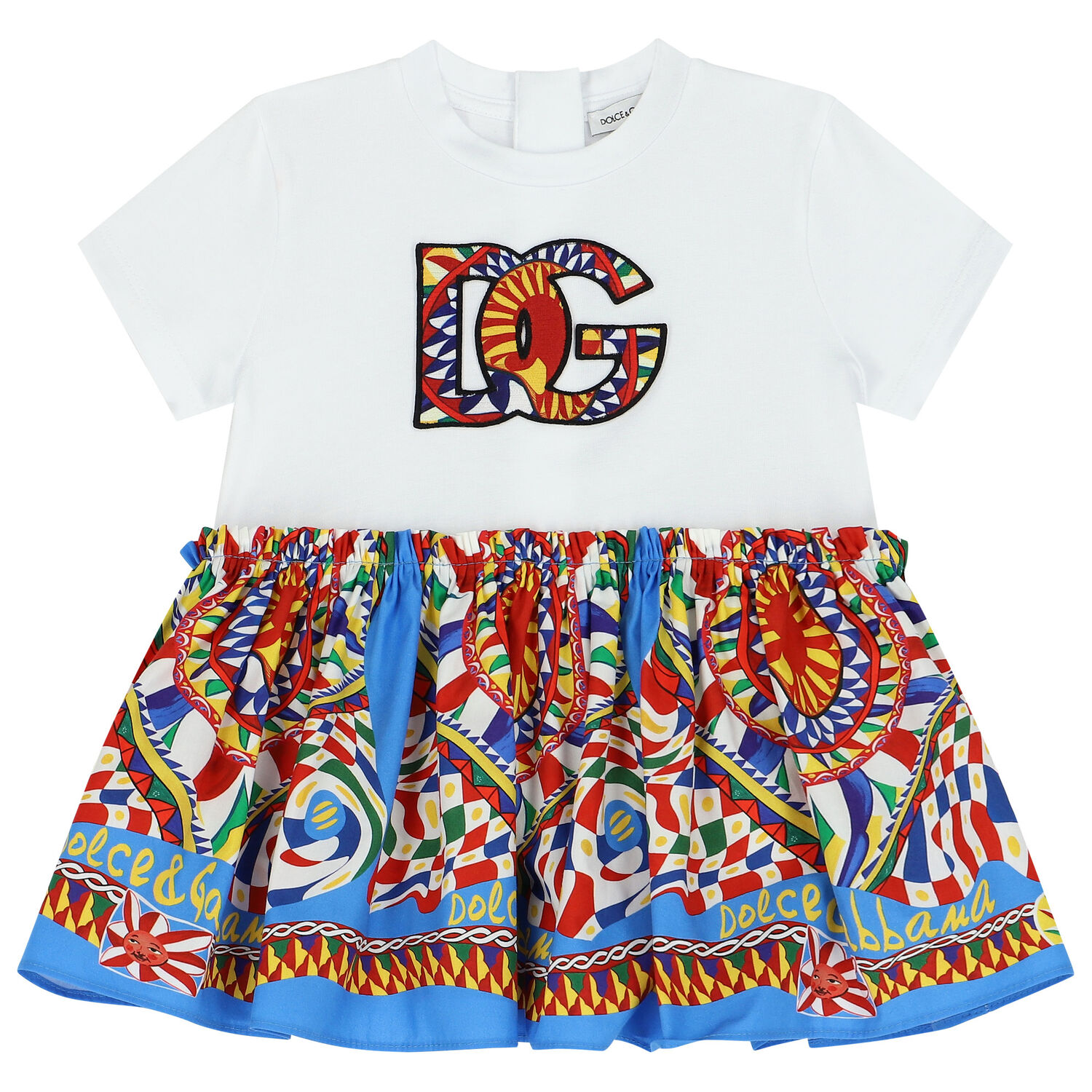 طقم فستان بنات كاريتو باللون الأبيض, 1, hi-res image number null