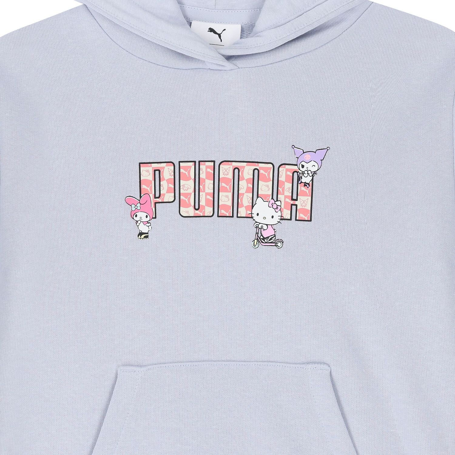 Girls Purple Logo Hello Kitty Hooded Top, 1, hi-res image number null