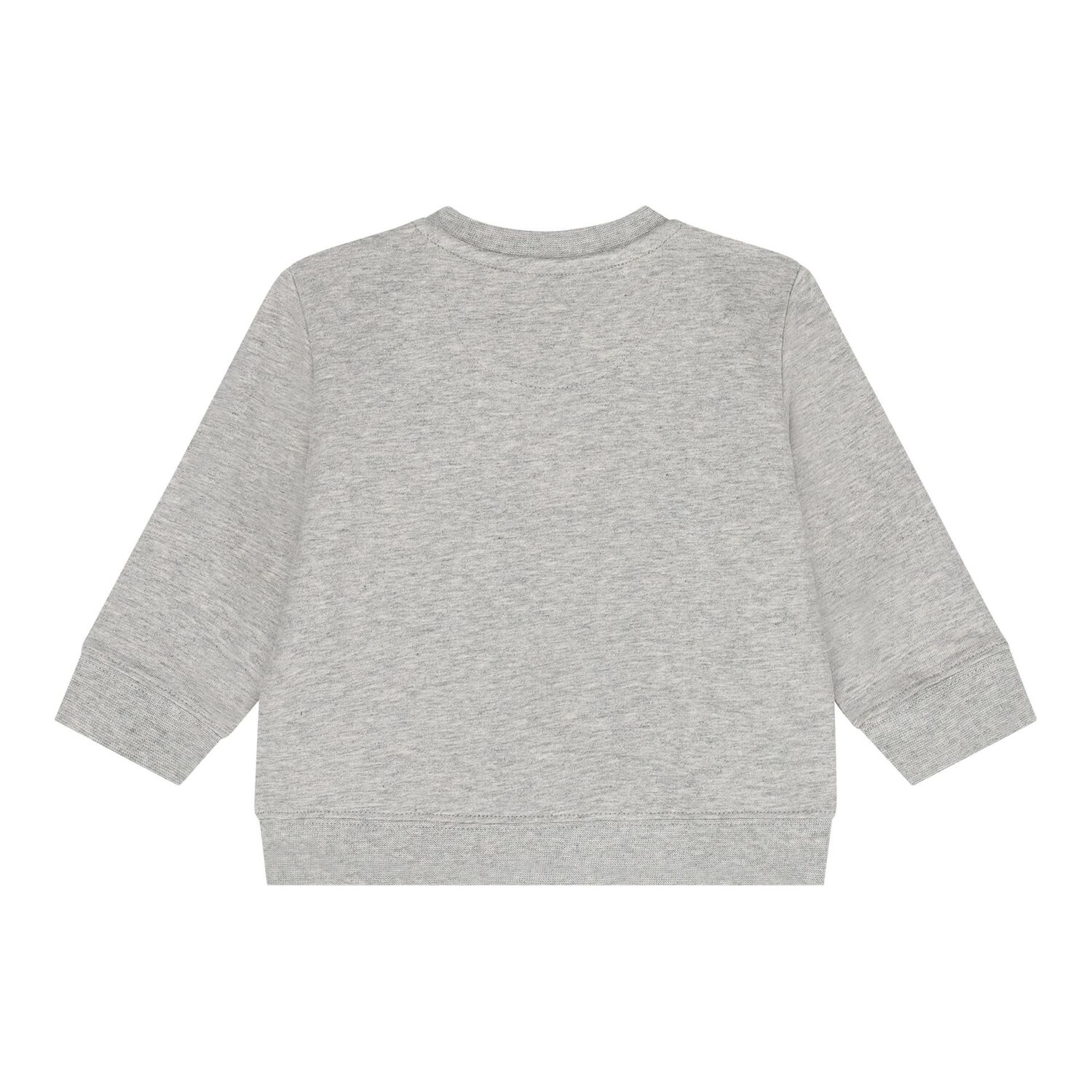 بدلة رياضية بالشعار للأولاد باللون الرمادي, 1, hi-res