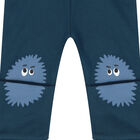 Younger Boys Blue Monster Joggers, 1, hi-res