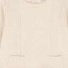 فستان باللون العاجى للبنات, 1, hi-res