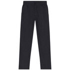 Boys Navy Blue Trousers, 1, hi-res