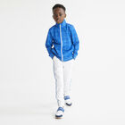 Boys White Logo Trainers, 3, hi-res
