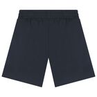 Boys Blue & Navy Blue Logo Shorts Set, 3, hi-res
