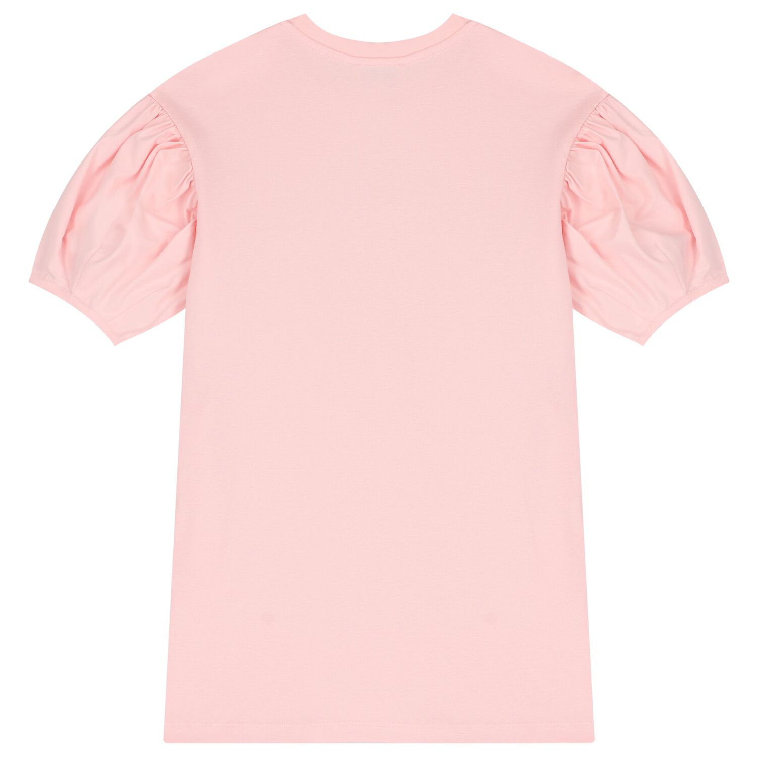 Girls Pink Logo Flower Dress, 1, hi-res