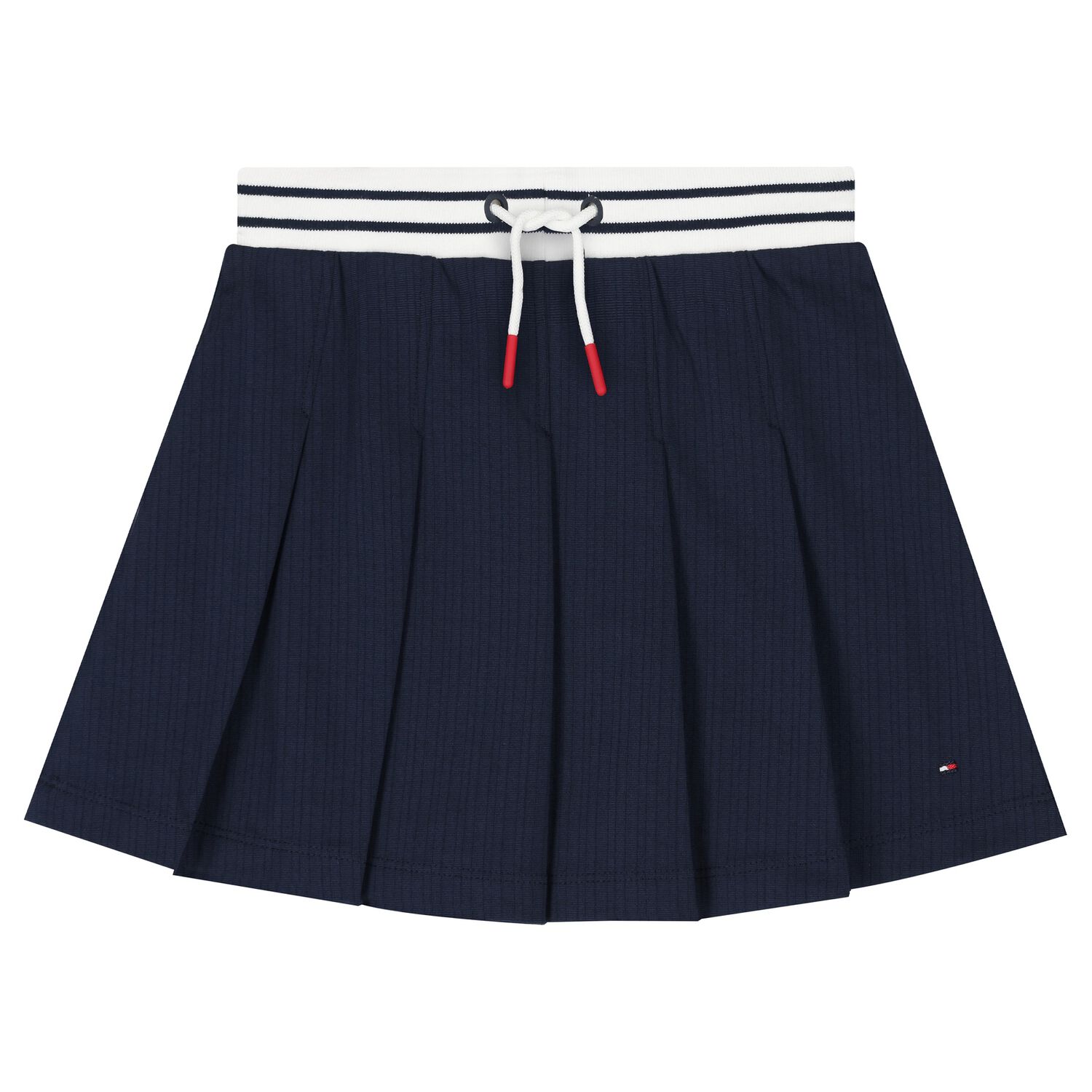 تنورة بنات قطن باللون الكحلي , 1, hi-res