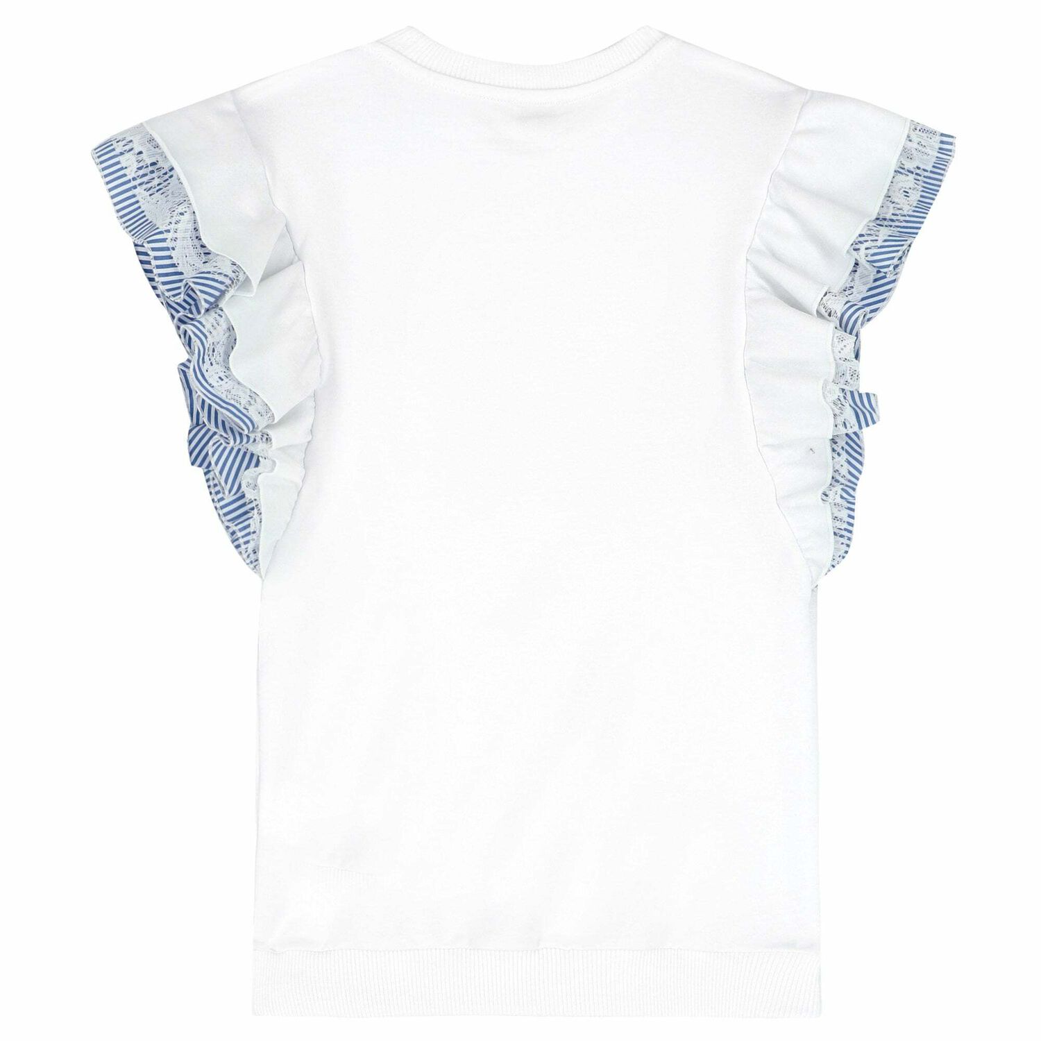 Girls White & Blue Tinker Bell Jumper Dress, 1, hi-res image number null
