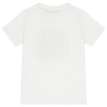 Boys White Logo T-Shirt