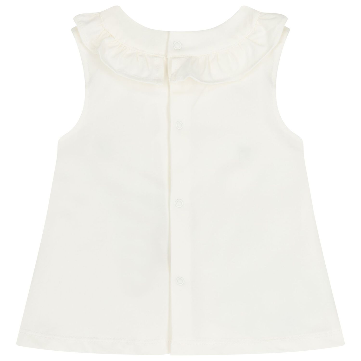 طقم شورتات للبنات الصغيرات باللونين العاجي والبيج (عبوة من قطعتين), 1, hi-res