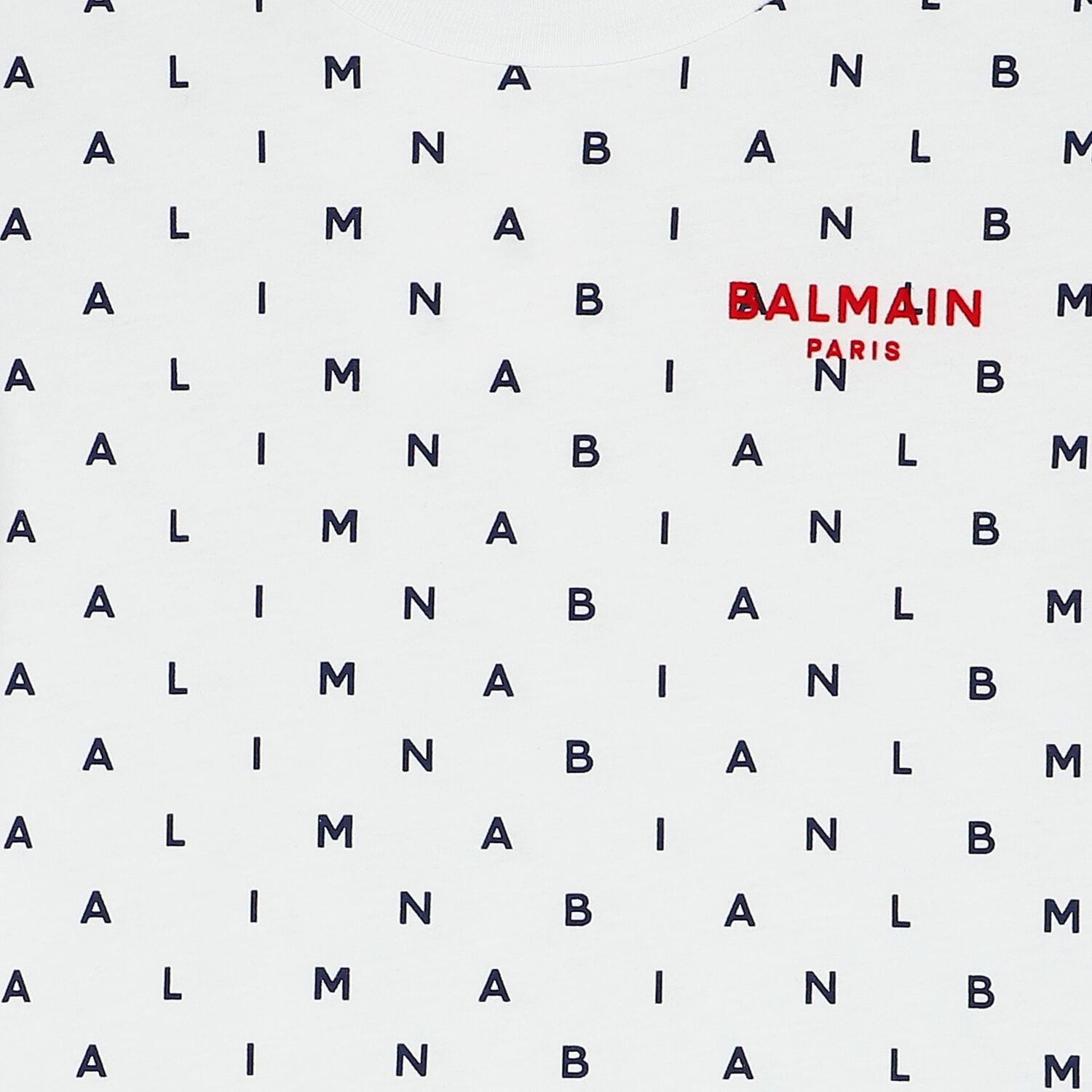 Boys White & Blue Logo T-Shirt, 1, hi-res