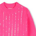 Girls Pink Sequin Sweatshirt, 1, hi-res