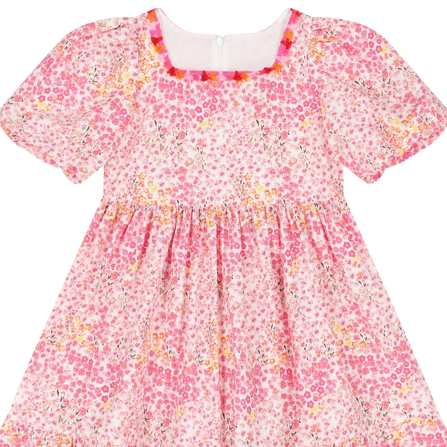 Girls Pink Floral Dress, 1, hi-res image number null