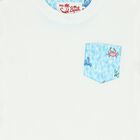 Boys White Logo T-Shirt, 1, hi-res