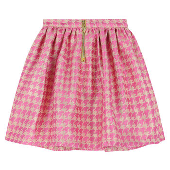Girls Pink & Gold Skirt