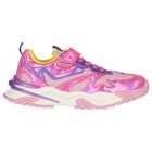 Girls Iridescent Pink Trainers, 1, hi-res